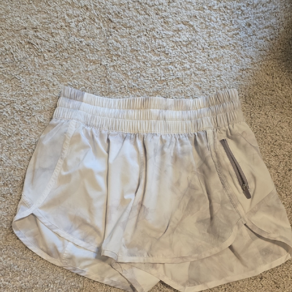 lululemon athletica Light Gray Athletic Shorts